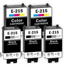 5 Pack Generic for Epson 215 [3BK+2CL] Ink Combo [C13T215192+C13T216092]