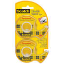 6 x Scotch Double Sided Tape with Dispenser 12.7mm x 11m 2 Pack