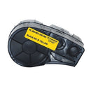 5 x Generic Brady M21-500-595-YL M21500595YL Black on Yellow Vinyl Label Tape 12.7mm x 6.4m