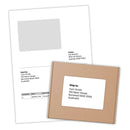 A4 White Self Adhesive Paper Address Mailing Sticker Single Integrated Label 110 x 80 mm (Die-Cut)