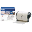 5 x Original Brother DK-22246 DK22246 Black Text on White Continuous Paper Label Roll 103mm x 30.48m
