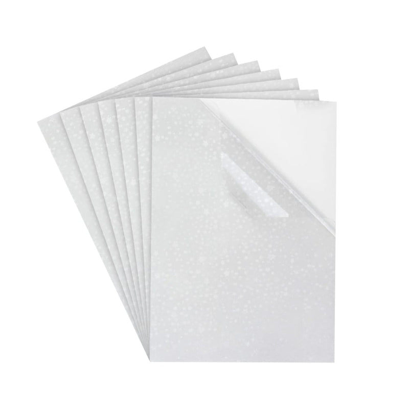 Transparent Holographic Pentagram Printable Vinyl Sticker Paper A4 - 60 sheets