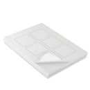 LabelMax A4 Self Adhesive Paper Laser Inkjet Sticker Labels 70 x 70mm Square - 6 Labels Per Sheet