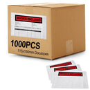 'INVOICE ENCLOSED' 115mm x 150mm Doculopes Sticker Pouch Document Envelope - Clear