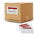 'DOCUMENTS / PACKING SLIP ENCLOSED' 115mm x 150mm Doculopes Sticker Pouch Document Envelope - White