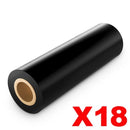 Wax Resin 110mm x 70m Thermal Transfer Ribbon - Black