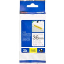 Original Brother TZe-S261 TZeS261 36mm Black Text on White Strong Adhesive Laminated Tape - 8 metres