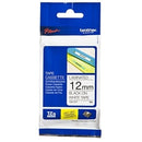 Original Brother TZe-231 TZe231 12mm Black Text on White Laminated Tape - 8 meters