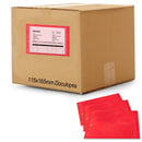 Plain Doculopes 115mm x 165mm Sticker Pouch Document Envelope - Red