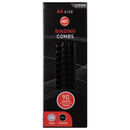 GBC Plastic Binding Comb 21 Loop 12mm Black 100 Pack