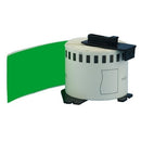 Generic Brother DK-22205 DK22205 Black Text on Green Continuous Paper Label Roll 62mm x 30.48m