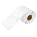 60mm Round Circle Direct Thermal Labels White - 800 Labels per Roll