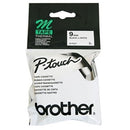 20 x Original Brother M-K221 MK221 9mm Black Text on White Tape - 8 meters