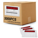 'INVOICE ENCLOSED' 115mm x 150mm Doculopes Sticker Pouch Document Envelope - Clear