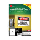 Avery  Durable Heavy Duty White Laser Labels