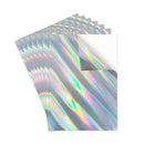 Oblique Beam Holographic Printable Vinyl Sticker Paper A4