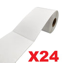 100mm X 200mm Perforated Direct Thermal Labels White - 300 Labels per Roll