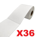 100mm X 200mm Perforated Direct Thermal Labels White - 300 Labels per Roll