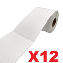 100mm X 200mm Perforated Direct Thermal Labels White - 300 Labels per Roll