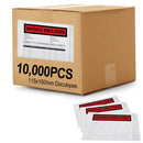 'INVOICE ENCLOSED' 115mm x 150mm Doculopes Sticker Pouch Document Envelope - Clear