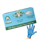 Lightly Powdered Vinyl Gloves - Available in S/M/L/XL