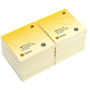 Marbig Sticky Notes 75x75mm Yellow  - Pack of 12