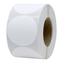 30mm Round Circle Direct Thermal Labels White - 1500 Labels per Roll