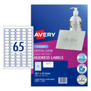 Avery Crystal Clear Laser Labels