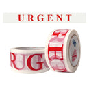 6 Rolls White URGENT Packaging Tape 48mm x 75m