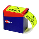 Avery Heavy Labels Yellows 99.6 x 75mm 750 Labels