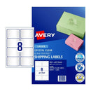 Avery Crystal Clear Laser Labels