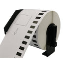 10 x Generic Brother DK-22251 DK22251 Black & Red Text on White Continuous Label Roll 62mm x 15.24m