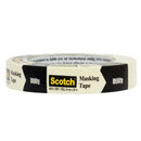 3M Scotch Masking Tape 24mm x 55m Utility 2010 Beige