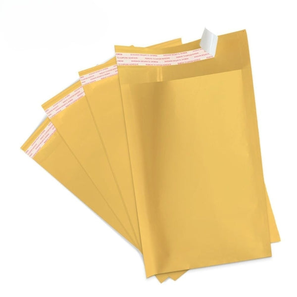 2000PCS Business Envelope 160 x 230mm (inner) 107gsm C5 Wax-Lined Laminated Paper MailerTear & Moist Resistant - Yellow