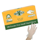 Powder Free Vinyl Gloves - Available in S/M/L/XL