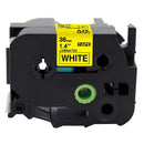 Generic Brother TZe-661 TZe661 36mm Black Text on Yellow Laminated Tape - 8 meters