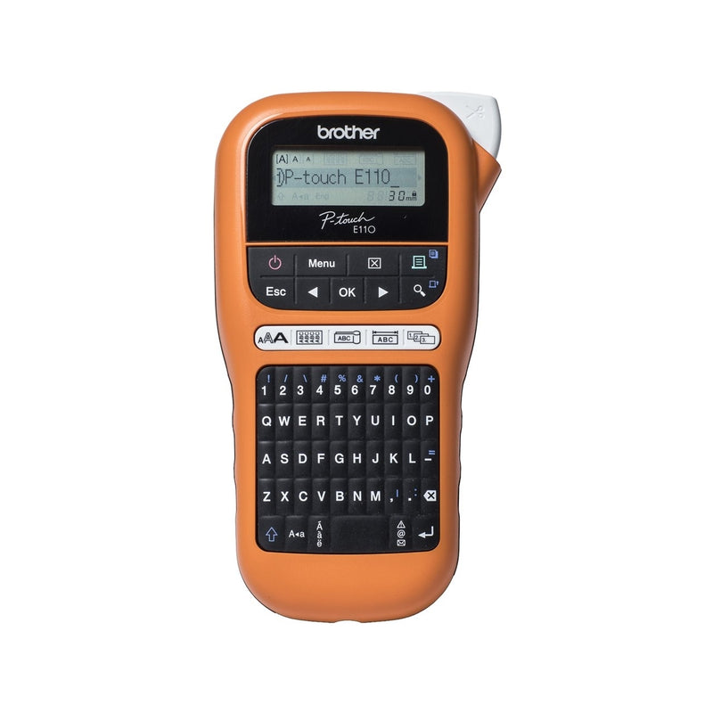 Brother P-Touch PT-E110VP Industrial Handheld Label Printer