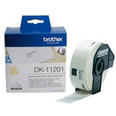 Original Brother DK-11201 DK11201 Black Text on White 29mm x 90mm Die-Cut Paper Label Roll - 400 labels per roll