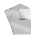 Brushed Silver Printable Vinyl Sticker Paper A4