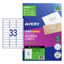 AVERY Premium White Address Labels with AveryEco