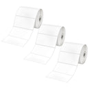 3 x Brother RD-S03C1 RDS03C1 Original Black Text on White Die Cut Label Roll 3PK 102mm x 51mm - 810 labels per roll (9 Rolls in total)