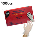 Powder Free Clear Vinyl Gloves Pack of 10,000 (100PCS x 100 boxes) - Extra Large