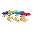 Marbig Mini Stapler With Staples Assorted Colours
