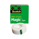 12 Rolls Scotch 810 Magic Invisible Tape 19mm x 33m