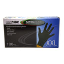 Handcare TuffNite Black Nitrile Examination Gloves - S/M/L/XL/XXL