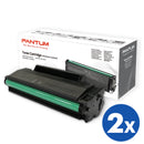 2 x Original Pantum PD-219 PD219 Black Toner Cartridge
