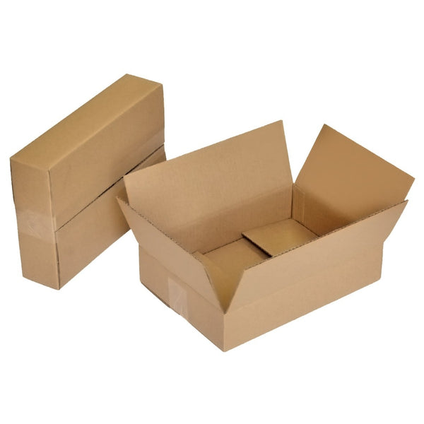 250PCS Mailing Box 310 x 220 x 70mm Shipping Carton Storage Moving Brown Cardboard Box