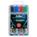 Artline 577 Whiteboard Marker Assorted 4 Pack With Hard Case
