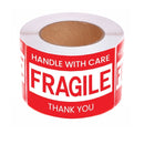 Fragile Shipping Label Handle With Care Warning Adhesive Sticker 76x50mm (500 Labels per Roll)