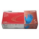 Handcare Extended Cuff Blue Powder Free Nitrile Examination Gloves Pack of 1,000 (100PCS x 10 boxes) - Small
